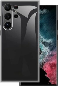 Samsung S23 Ultra - Siliconen Back Cover - Transparant