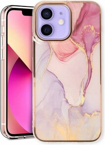 iPhone 12 &amp; 12 Pro - Marmer Back Cover - Nova