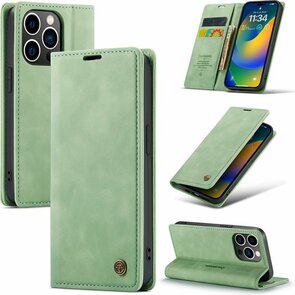 iPhone 14 Pro Pistache Green - Book Case