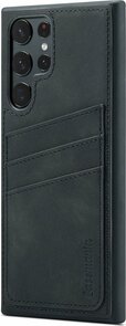 Samsung S22 Ultra - Back Cover met Kaarthouder - Charcoal Gray