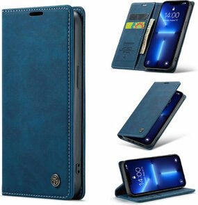 iPhone 12 Pro Max Navy Blue - Book Case