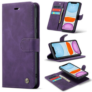iPhone 11 Deep Purple - 2 in 1 Book Case