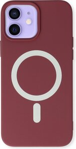 iPhone 12 &amp; 12 Pro - Magnetische Back Cover - Bordeaux