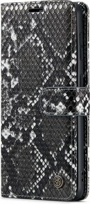 Samsung S21 Zwart - Slangen Book Case