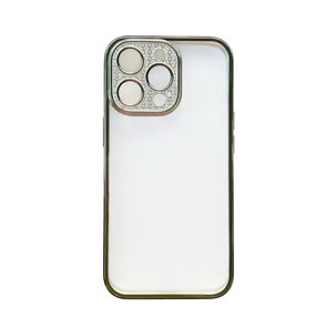 iPhone 13 - Glitter Cam Back Cover - Groen