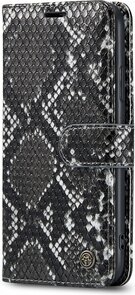 iPhone X &amp; XS Zwart - Slangen Book Case