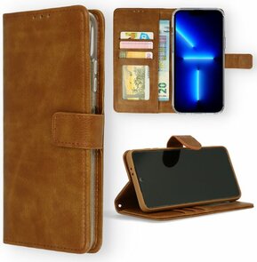 iPhone 14 - Book Case - Bruin
