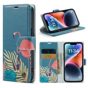 iPhone 14 Plus met Tropica Print - Book Case