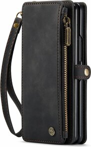 Samsung Z Fold 3 Charcoal Gray - Book Case met Rits