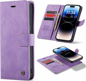 iPhone 14 Pro Bright Lila - 2 in 1 Book Case