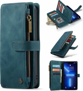 iPhone 13 Pro Emerald Green - Book Case met Rits