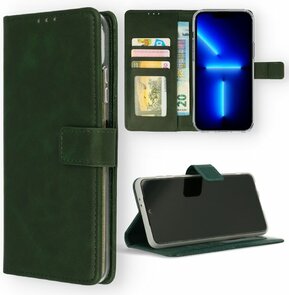 iPhone 14 Plus - Book Case - Groen
