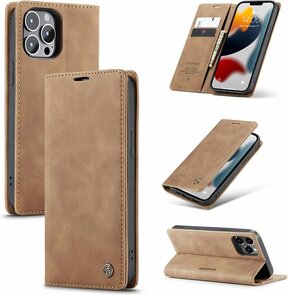 iPhone 12 Pro Max Sienna Brown - Book Case