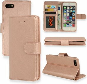 iPhone SE 2022 &amp; SE 2020 Rosegoud - HQ Book Case
