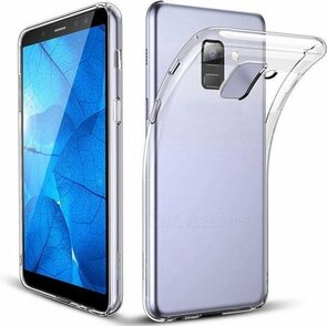 Samsung J6 Plus - Siliconen Back Cover - Transparant