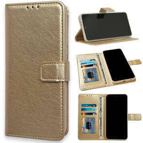 iPhone SE (2022 / 2020) - 7 &amp; 8 - Book Case - Goud