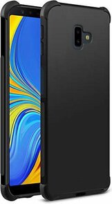 Samsung J6 Plus - Anti Shock Hybrid Backsover - Zwart