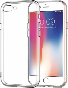 iPhone 7 Plus &amp; 8 Plus - TPU Back Cover - Transparant