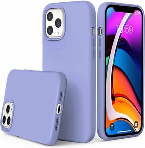 iPhone 12 &amp; iPhone 12 Pro - Siliconen Back Cover - Paars