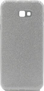 Samsung J4 Plus - Glitter Back Cover - Zilver