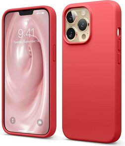 iPhone 13 Pro - Siliconen Back Cover - Rood