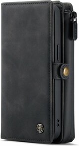 iPhone 13 Mini Charcoal Gray - 2 in 1 Extra Vakken Book Case