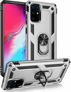Samsung S20 Plus - Armor met Kickstand Ring - Grijs