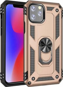 iPhone 11 Pro - Armor met Kickstand Ring - Goud