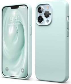 iPhone 13 Pro - Siliconen Back Cover - Turquoise