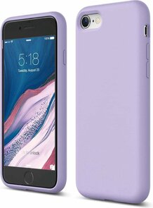 iPhone SE (2020) - Siliconen Back Cover - Paars