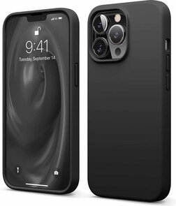 iPhone 13 Pro - Siliconen Back Cover - Zwart