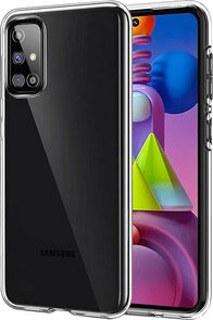 Samsung M51 - Siliconen Back Cover - Transparant