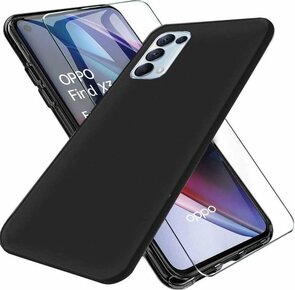 Find X3 Lite 5G - Back Cover &amp; Glas - Zwart