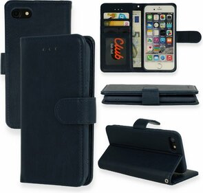 iPhone SE 2022 &amp; SE 2020 Donker Blauw - HQ Book Case