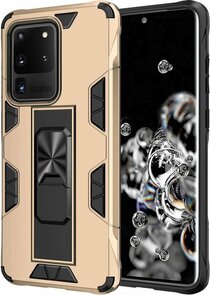 Samsung S20 Ultra Goud - Magnetic Kickstand Armor Case