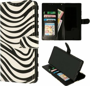 Samsung S21 FE - Book Case - Zebra