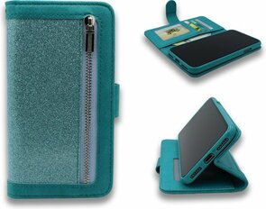 iPhone XS Max - Rits Book Case - Turquoise