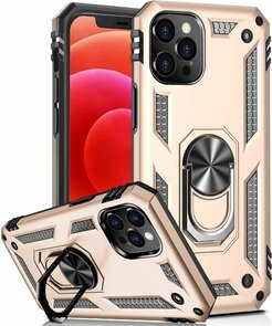 iPhone 12 Pro Max Goud - Armor met Kickstand Ring