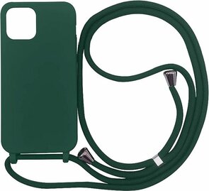 iPhone 13 Pro Groen - TPU Back Cover met Koord