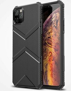 iPhone 11 Pro Max - Matrix Anti Shock Case  - Zwart