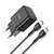 Hoco N27 Stekker &amp; 1 meter Type C Kabel - 20W - Zwart