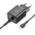 Hoco N27 Stekker &amp; 1 meter Type C Kabel - 20W - Zwart_